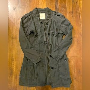 Free People 1970 Military Trench Coat
